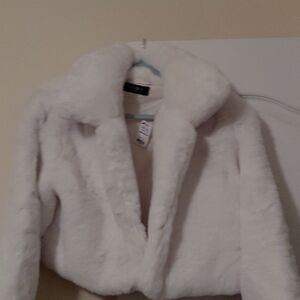 AKIRA Snowy White Teddy Jacket New Never Worn